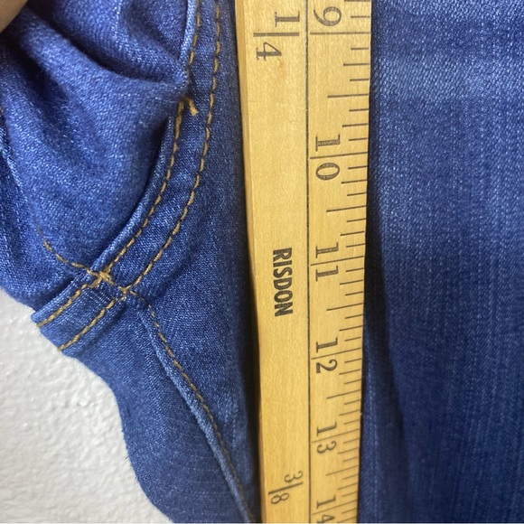 Judy Blue Tummy Tuck Jeans Womens Sixe 3XL Blue Denim Stretch Distressed Plus - Picture 6 of 10